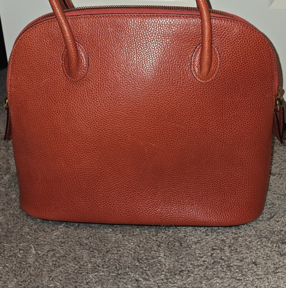 Celine Red Leather Shoulder Bag